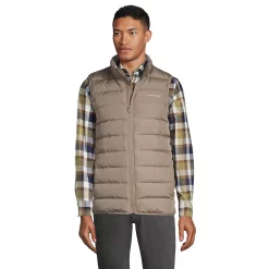 Men's Lands' End 600 Down Vest -Cheap Mens Casual Outdoor Clothing Store 4941436 Cool Mushroom