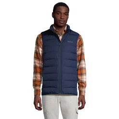 Men's Lands' End 600 Down Vest -Cheap Mens Casual Outdoor Clothing Store 4941436 Radiant Navy