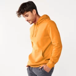 Men's Tek Gear® Ultra Soft Fleece Hoodie -Cheap Mens Casual Outdoor Clothing Store 4972082 Gold Glory