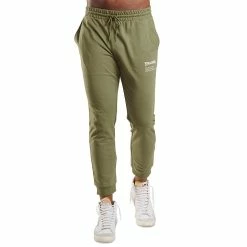 Men's Spalding Logo Joggers -Cheap Mens Casual Outdoor Clothing Store 4972112 Olivine