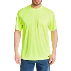 Men's Smith's Workwear Pocket Tee -Cheap Mens Casual Outdoor Clothing Store 4981995 Laser Yellow