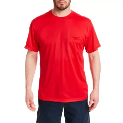 Men's Smith's Workwear Pocket Tee -Cheap Mens Casual Outdoor Clothing Store 4981995 Red