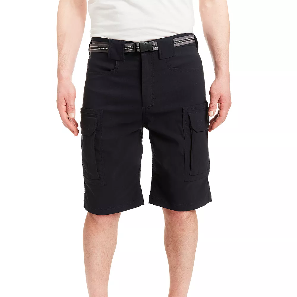 Men's Smith's Workwear Regular-Fit Stretch Performance Belted Cargo Shorts 5 Men's Smith's Workwear Regular-Fit Stretch Performance Belted Cargo Shorts - Image 3