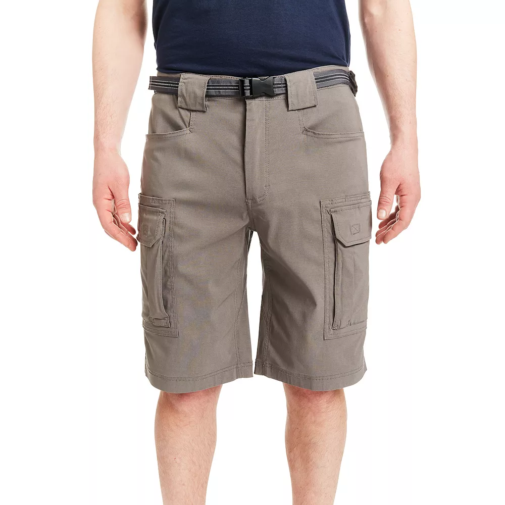 Men's Smith's Workwear Regular-Fit Stretch Performance Belted Cargo Shorts 3 Men's Smith's Workwear Regular-Fit Stretch Performance Belted Cargo Shorts