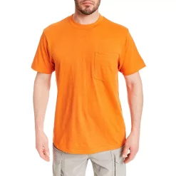 Men's Smith's Workwear 3-pack Quick-Dry Crewneck Tees -Cheap Mens Casual Outdoor Clothing Store 4982029 Sport Orange