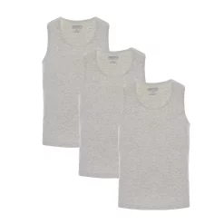 Men's Smith's Workwear 3-pack Regular-Fit Quick-Dry Tanks -Cheap Mens Casual Outdoor Clothing Store 4982040 Grey Heather