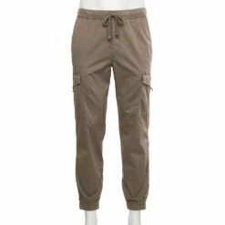 Men's Sonoma Goods For Life® Core Cargo Jogger Pants -Cheap Mens Casual Outdoor Clothing Store 5003821 Kagan Khaki