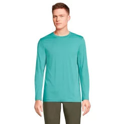 Men's Lands' End Classic-Fit Supima Tee 19 Men's Lands' End Classic-Fit Supima Tee -Cheap Mens Casual Outdoor Clothing Store 5015818 Teal Shadow