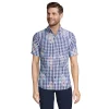 Men's Lands' End Classic-Fit Tailored-Fit Madras Plaid Button-Down Shirt