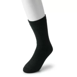 Men's Heat Holders Thermal Twist Crew Socks -Cheap Mens Casual Outdoor Clothing Store 5023542 Black