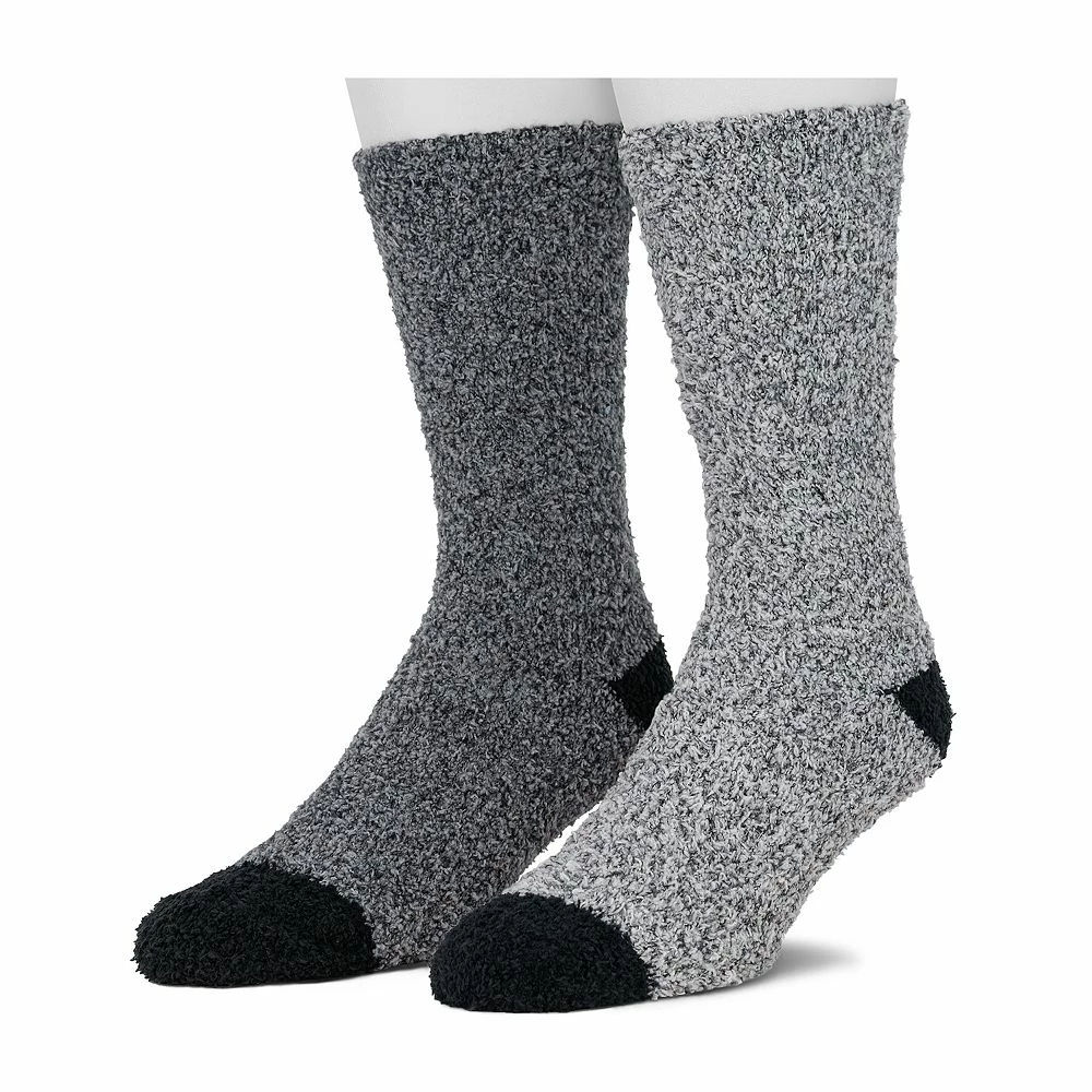 Cuddl Duds Socks For Men 2-Pack Patterned & Solid Ultra Soft and Cozy Crew Socks 5 Cuddl Duds Socks For Men 2-Pack Patterned & Solid Ultra Soft and Cozy Crew Socks - Image 3