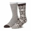 Cuddl Duds Socks For Men 2-Pack Patterned & Solid Ultra Soft and Cozy Crew Socks 1 Cuddl Duds Socks For Men 2-Pack Patterned & Solid Ultra Soft and Cozy Crew Socks -Cheap Mens Casual Outdoor Clothing Store 5048704 Java