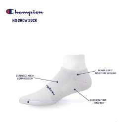 Men's Champion® 3-pack Compression No-Show Sport Socks 7 Men's Champion® 3-pack Compression No-Show Sport Socks -Cheap Mens Casual Outdoor Clothing Store 5088355 ALT
