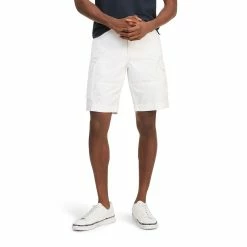 Men's Tommy Hilfiger Essential Cargo Short -Cheap Mens Casual Outdoor Clothing Store 5089128 White