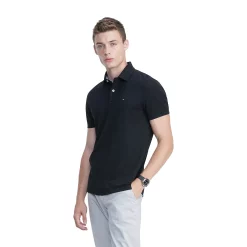 Men's Tommy Hilfiger Justin Polo 17 Men's Tommy Hilfiger Justin Polo -Cheap Mens Casual Outdoor Clothing Store 5106509 Black