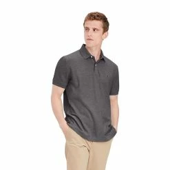 Men's Tommy Hilfiger Justin Polo 15 Men's Tommy Hilfiger Justin Polo -Cheap Mens Casual Outdoor Clothing Store 5106509 Charcoal Heather