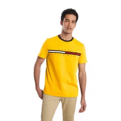 Men's Tommy Hilfiger Tino Logo Tee -Cheap Mens Casual Outdoor Clothing Store 5109060 Golden Rod