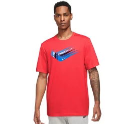 Men's Nike Swoosh Tee -Cheap Mens Casual Outdoor Clothing Store 5118586 Light Crimson