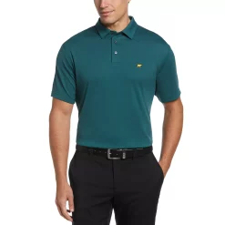 Men's Jack Nicklaus StayDri Regular-Fit Textured Solid Golf Polo -Cheap Mens Casual Outdoor Clothing Store 5119927 Atlantic Deep