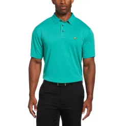 Men's Jack Nicklaus StayDri Regular-Fit Textured Solid Golf Polo -Cheap Mens Casual Outdoor Clothing Store 5119927 Vivid Green