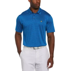 Men's Jack Nicklaus StayDri Regular-Fit Striped Performance Golf Polo -Cheap Mens Casual Outdoor Clothing Store 5119960 Skydiver