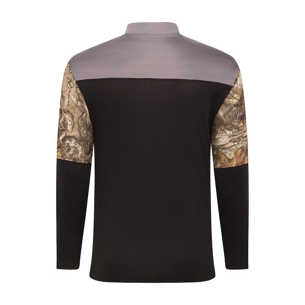 Men's Realtree Performance Edge Camo Quarter-Zip Pullover Top 5 Men's Realtree Performance Edge Camo Quarter-Zip Pullover Top - Image 3