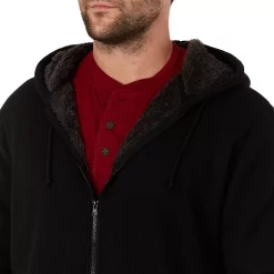 Men's Smith's Workwear Hooded Sherpa-Lined Thermal Jacket -Cheap Mens Casual Outdoor Clothing Store 5156339 ALT3