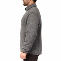 Men's Smith's Workwear Sherpa-Lined Sweater Fleece Jacket -Cheap Mens Casual Outdoor Clothing Store 5156342 ALT2