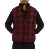 Men's Smith's Workwear Printed Sherpa-Lined Vest -Cheap Mens Casual Outdoor Clothing Store 5156345