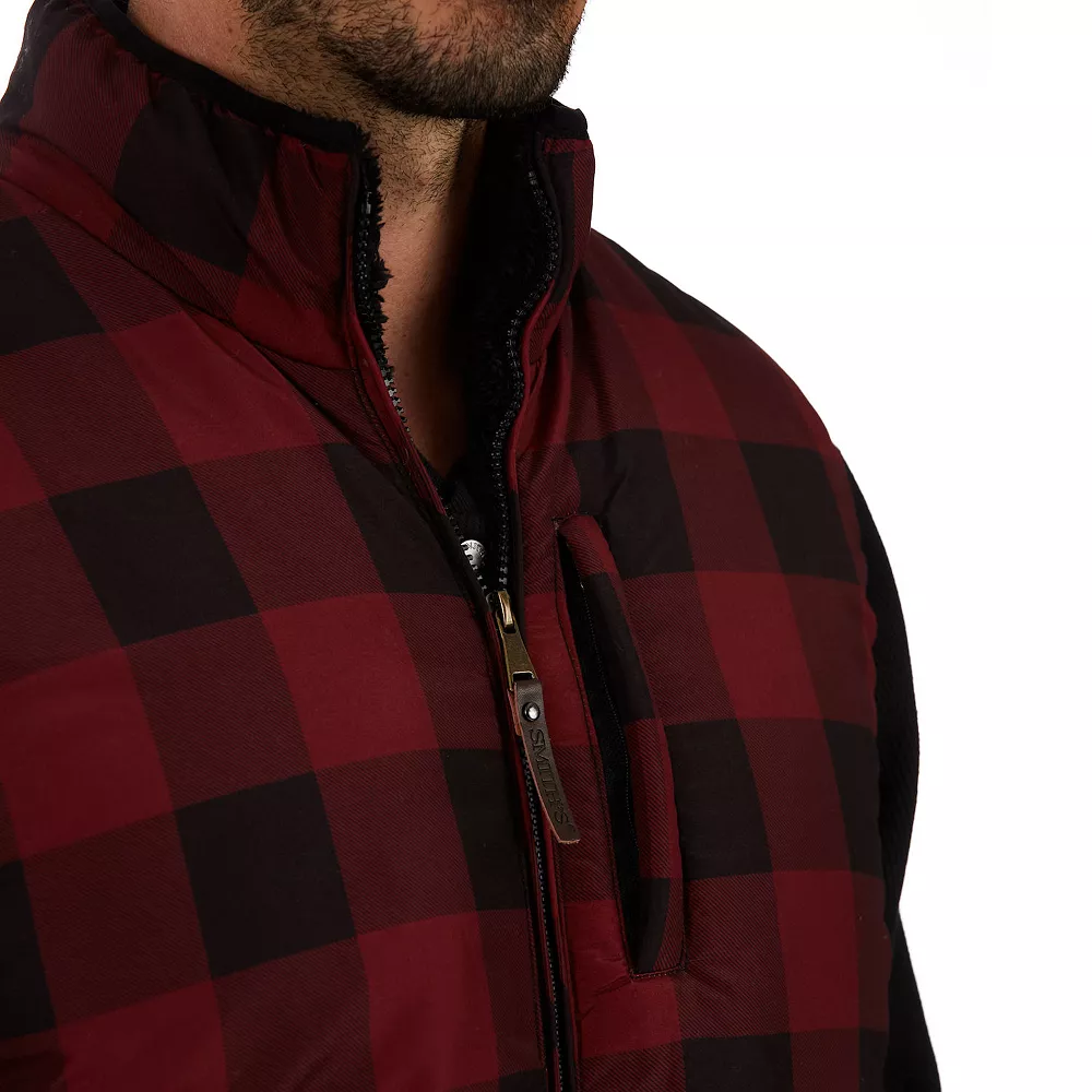 Men's Smith's Workwear Printed Sherpa-Lined Vest 6 Men's Smith's Workwear Printed Sherpa-Lined Vest - Image 4