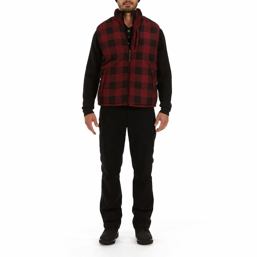 Men's Smith's Workwear Printed Sherpa-Lined Vest 8 Men's Smith's Workwear Printed Sherpa-Lined Vest - Image 6