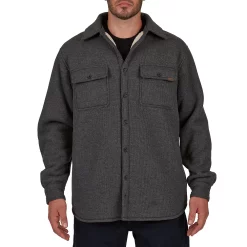 Men's Smith's Workwear Sherpa-Lined Heather Thermal Shirt Jacket 11 Men's Smith's Workwear Sherpa-Lined Heather Thermal Shirt Jacket -Cheap Mens Casual Outdoor Clothing Store 5156347 Heather Charcoal