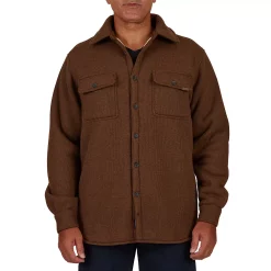 Men's Smith's Workwear Sherpa-Lined Heather Thermal Shirt Jacket 10 Men's Smith's Workwear Sherpa-Lined Heather Thermal Shirt Jacket -Cheap Mens Casual Outdoor Clothing Store 5156347 Heather Hazelnut