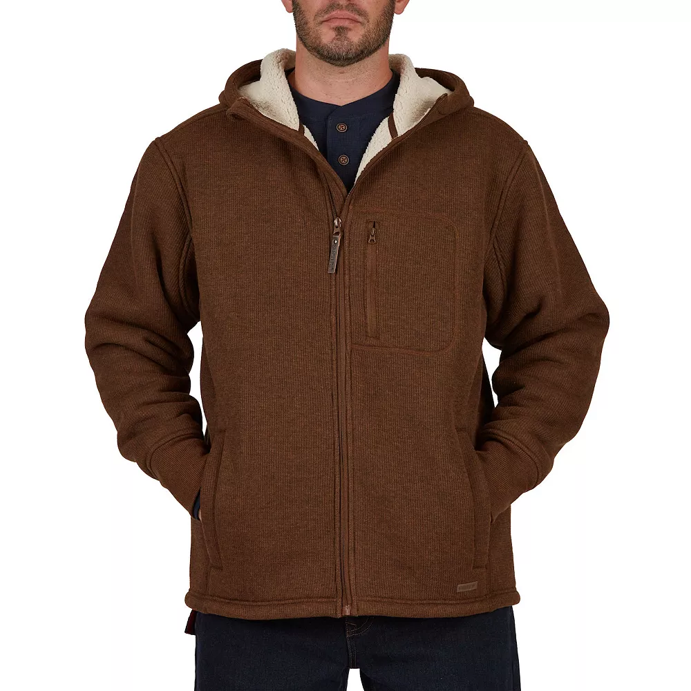 Men's Smith's Workwear Sherpa-Lined Hooded Thermal Shirt Jacket 5 Men's Smith's Workwear Sherpa-Lined Hooded Thermal Shirt Jacket - Image 3