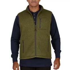 Men's Smith's Workwear Sherpa-Lined Sweater Fleece Vest -Cheap Mens Casual Outdoor Clothing Store 5156715 Olive Heather