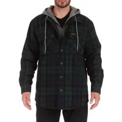 Men's Smith's Workwear Sherpa-Lined Hooded Flannel Shirt Jacket 19 Men's Smith's Workwear Sherpa-Lined Hooded Flannel Shirt Jacket -Cheap Mens Casual Outdoor Clothing Store 5156716 Blackwatch