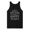 Men's Outside Is My Happy Place Tank -Cheap Mens Casual Outdoor Clothing Store 5163087