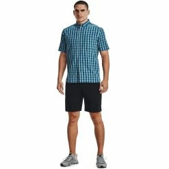 Men's Under Armour Tide Chaser 2.0 Regular-Fit Plaid Performance Button-Down Shirt -Cheap Mens Casual Outdoor Clothing Store 5173783 ALT3