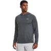 Men's Under Armour Drift Tide UA Tech™ Knit Performance Hoodie -Cheap Mens Casual Outdoor Clothing Store 5175388 Pitch Gray