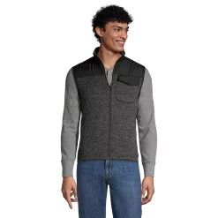 Men's Lands' End Hybrid Fleece Vest