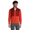 Men's Lands' End Full-Zip Grid Fleece Jacket