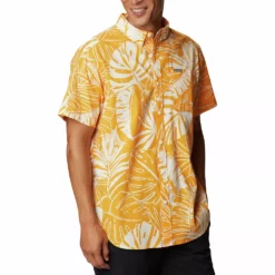 Rapid Rivers™ Printed Short Sleeve Shirt -Cheap Mens Casual Outdoor Clothing Store 5182232 Mango Palms