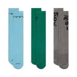 Men's Nike Everyday Plus Cushioned 3-Pack Crew Socks 17 Men's Nike Everyday Plus Cushioned 3-Pack Crew Socks -Cheap Mens Casual Outdoor Clothing Store 5182291 Blue Chili Grey Green