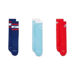 Men's Nike Everyday Plus Cushioned 3-Pack Crew Socks 23 Men's Nike Everyday Plus Cushioned 3-Pack Crew Socks -Cheap Mens Casual Outdoor Clothing Store 5182291 Royal Blue Chili Red