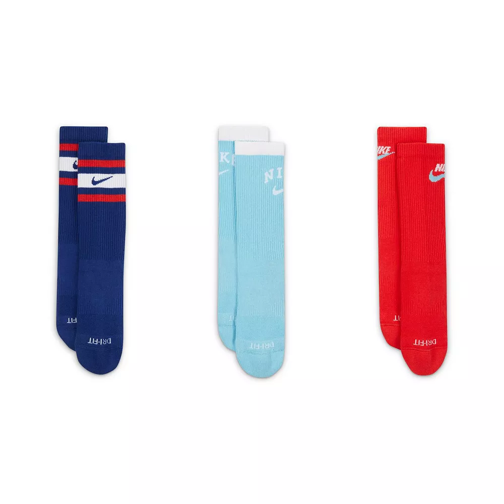 Men's Nike Everyday Plus Cushioned 3-Pack Crew Socks 13 Men's Nike Everyday Plus Cushioned 3-Pack Crew Socks - Image 11