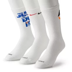 Men's Nike Everyday Plus Cushioned 3-Pack Crew Socks 15 Men's Nike Everyday Plus Cushioned 3-Pack Crew Socks -Cheap Mens Casual Outdoor Clothing Store 5182291 White