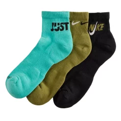 Men's Nike 3-pack Everyday Plus Cushion Ankle Training Socks -Cheap Mens Casual Outdoor Clothing Store 5182339 ALT