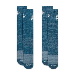 Unisex Nike Everyday Plus Dri-FIT Cushioned Crew Socks -Cheap Mens Casual Outdoor Clothing Store 5182359 Blue