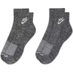 Unisex Nike 2-pack Everyday Plus Dri-FIT Cushioned Ankle Socks -Cheap Mens Casual Outdoor Clothing Store 5182465 Black White
