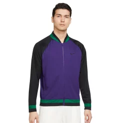 Men's Nike Dri-FIT Basketball Jacket -Cheap Mens Casual Outdoor Clothing Store 5191413 Court Purple Black